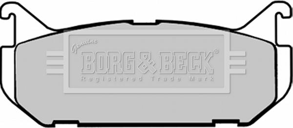 Borg & Beck BBP1546 - Тормозные колодки, дисковые, комплект autospares.lv