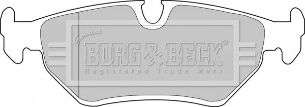 Borg & Beck BBP1556 - Тормозные колодки, дисковые, комплект autospares.lv