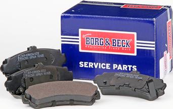 Borg & Beck BBP1552 - Тормозные колодки, дисковые, комплект autospares.lv