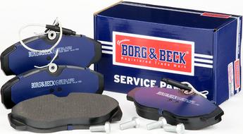 Borg & Beck BBP1561 - Тормозные колодки, дисковые, комплект autospares.lv