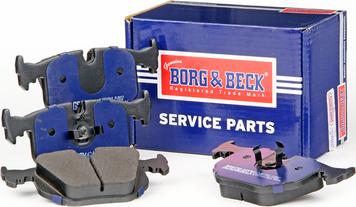 Borg & Beck BBP1562 - Тормозные колодки, дисковые, комплект autospares.lv