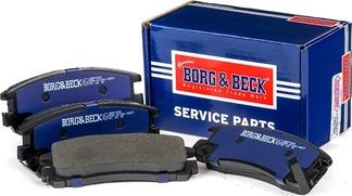Borg & Beck BBP1500 - Тормозные колодки, дисковые, комплект autospares.lv