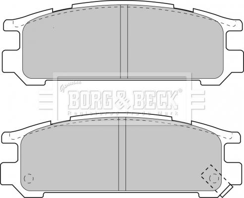 Borg & Beck BBP1508 - Тормозные колодки, дисковые, комплект autospares.lv