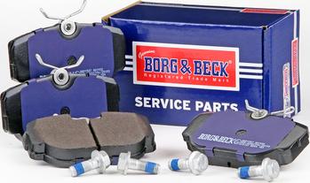 Borg & Beck BBP1507 - Тормозные колодки, дисковые, комплект autospares.lv
