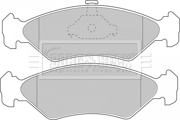 DJ Parts BP2552 - Тормозные колодки, дисковые, комплект autospares.lv