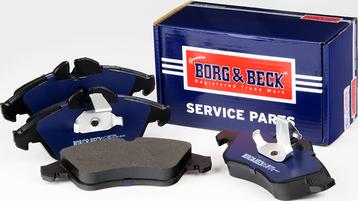 Borg & Beck BBP1588 - Тормозные колодки, дисковые, комплект autospares.lv