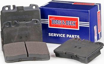 Borg & Beck BBP1587 - Тормозные колодки, дисковые, комплект autospares.lv