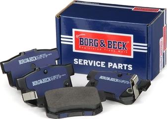 Borg & Beck BBP1535 - Тормозные колодки, дисковые, комплект autospares.lv