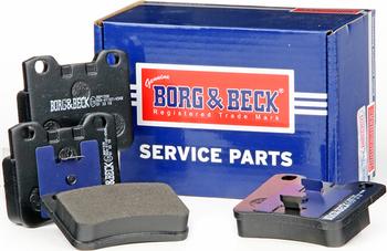Borg & Beck BBP1530 - Тормозные колодки, дисковые, комплект autospares.lv