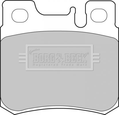 Borg & Beck BBP1533 - Тормозные колодки, дисковые, комплект autospares.lv