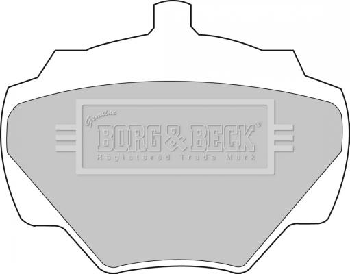 Borg & Beck BBP1528 - Тормозные колодки, дисковые, комплект autospares.lv