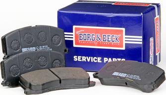 Borg & Beck BBP1522 - Тормозные колодки, дисковые, комплект autospares.lv