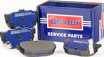 Borg & Beck BBP1527 - Тормозные колодки, дисковые, комплект autospares.lv