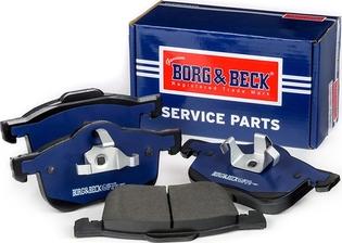 Borg & Beck BBP1695 - Тормозные колодки, дисковые, комплект autospares.lv