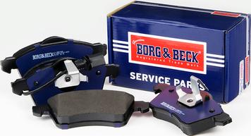 Borg & Beck BBP1692 - Тормозные колодки, дисковые, комплект autospares.lv