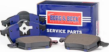 Borg & Beck BBP1645 - Тормозные колодки, дисковые, комплект autospares.lv