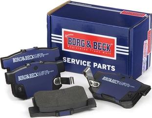 Borg & Beck BBP1656 - Тормозные колодки, дисковые, комплект autospares.lv