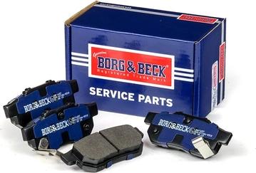 Borg & Beck BBP1657 - Тормозные колодки, дисковые, комплект autospares.lv