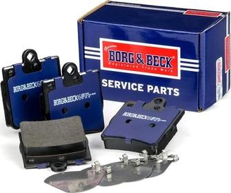 Borg & Beck BBP1669 - Тормозные колодки, дисковые, комплект autospares.lv