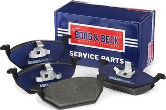 Borg & Beck BBP1619 - Тормозные колодки, дисковые, комплект autospares.lv