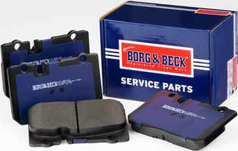 Borg & Beck BBP1631 - Тормозные колодки, дисковые, комплект autospares.lv