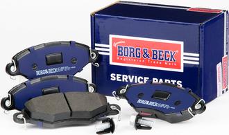 Borg & Beck BBP1623 - Тормозные колодки, дисковые, комплект autospares.lv