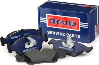 Borg & Beck BBP1627 - Тормозные колодки, дисковые, комплект autospares.lv