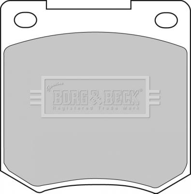 Borg & Beck BBP1054 - Тормозные колодки, дисковые, комплект autospares.lv