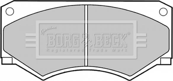 Borg & Beck BBP1056 - Тормозные колодки, дисковые, комплект autospares.lv