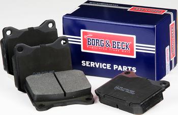 Borg & Beck BBP1057 - Тормозные колодки, дисковые, комплект autospares.lv