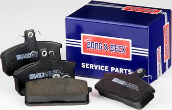 Borg & Beck BBP1017 - Тормозные колодки, дисковые, комплект autospares.lv