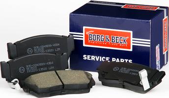 Borg & Beck BBP1197 - Тормозные колодки, дисковые, комплект autospares.lv