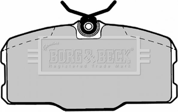 Borg & Beck BBP1145 - Тормозные колодки, дисковые, комплект autospares.lv