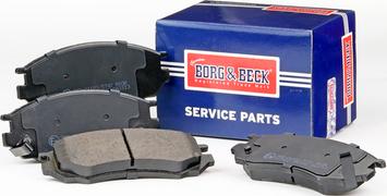 Borg & Beck BBP1156 - Тормозные колодки, дисковые, комплект autospares.lv