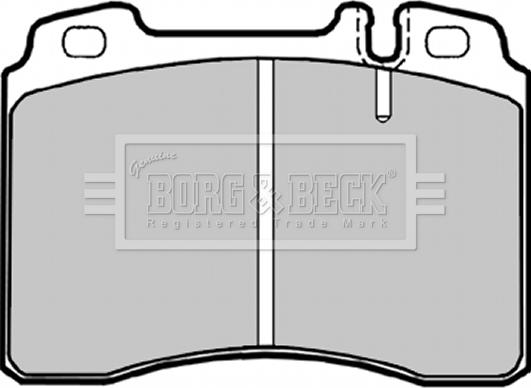 Borg & Beck BBP1181 - Тормозные колодки, дисковые, комплект autospares.lv