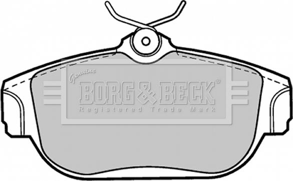 Borg & Beck BBP1120 - Тормозные колодки, дисковые, комплект autospares.lv