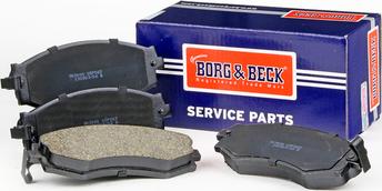 Borg & Beck BBP1173 - Тормозные колодки, дисковые, комплект autospares.lv