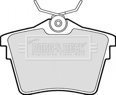 Borg & Beck BBP1899 - Тормозные колодки, дисковые, комплект autospares.lv