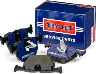 Borg & Beck BBP1844 - Тормозные колодки, дисковые, комплект autospares.lv