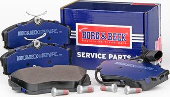 Borg & Beck BBP1856 - Тормозные колодки, дисковые, комплект autospares.lv