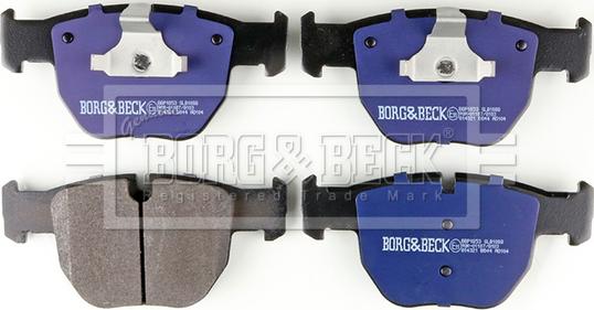 Borg & Beck BBP1853 - Тормозные колодки, дисковые, комплект autospares.lv