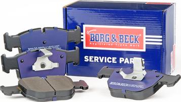 Borg & Beck BBP1853 - Тормозные колодки, дисковые, комплект autospares.lv