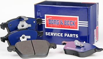 Borg & Beck BBP1861 - Тормозные колодки, дисковые, комплект autospares.lv