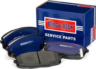 Borg & Beck BBP1868 - Тормозные колодки, дисковые, комплект autospares.lv