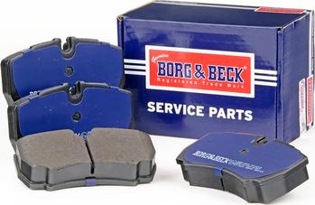 Borg & Beck BBP1863 - Тормозные колодки, дисковые, комплект autospares.lv