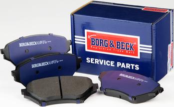 Borg & Beck BBP1817 - Тормозные колодки, дисковые, комплект autospares.lv