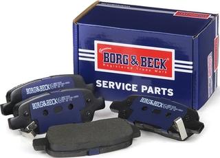 Borg & Beck BBP1839 - Тормозные колодки, дисковые, комплект autospares.lv