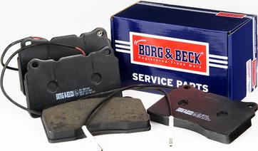 Borg & Beck BBP1829 - Тормозные колодки, дисковые, комплект autospares.lv