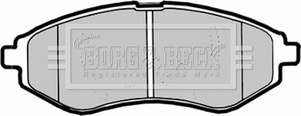 Borg & Beck BBP1879 - Тормозные колодки, дисковые, комплект autospares.lv