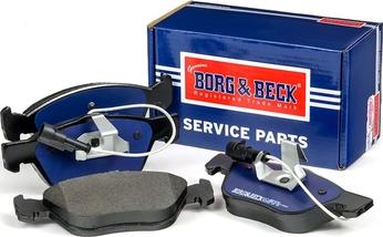 Borg & Beck BBP1396 - Тормозные колодки, дисковые, комплект autospares.lv